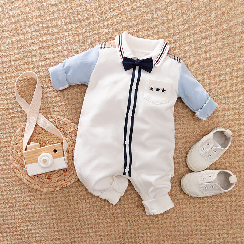 Gentleman's Baby Clothes, Long-sleeved Baby Clothes, Gentleman's Romper G - D&A