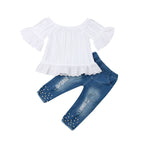 Shirt Shorts Girls Girl Kids Clothes For Baby Set Children - D&A