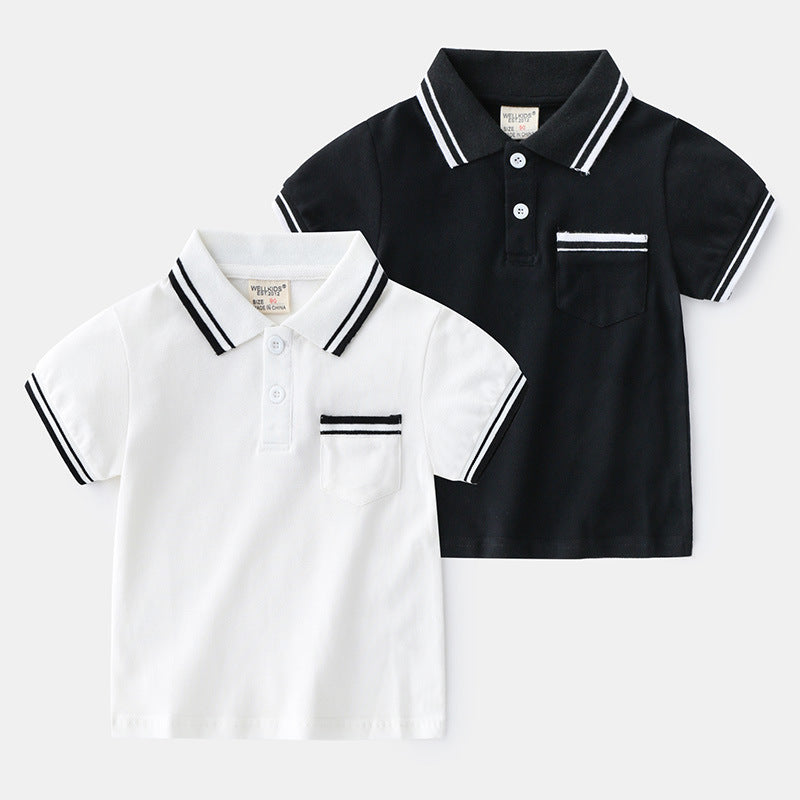 Boys' T-Shirt Summer Polo Shirt - D&A
