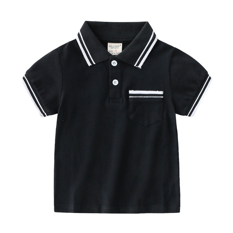 Boys' T-Shirt Summer Polo Shirt - D&A