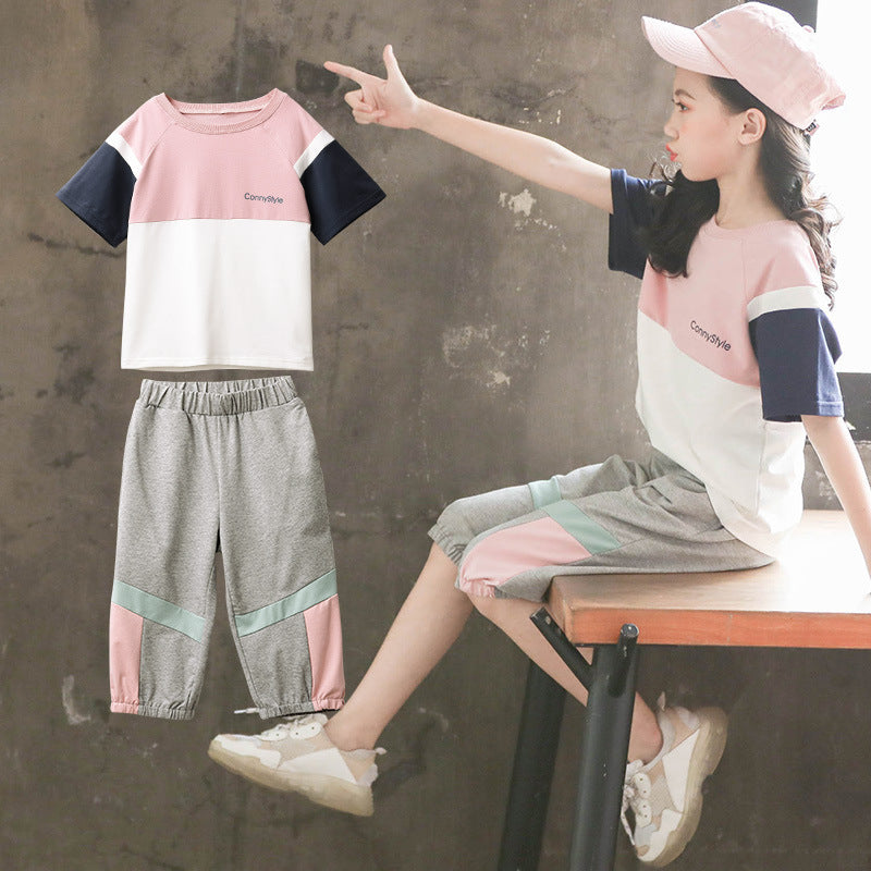 New Children's Clothing Net Red Girls Pants, Large Children's Clothing Fashionable Trend - D&A