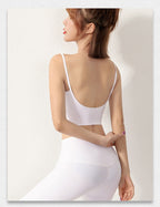 Big U Beauty Back Bra Yoga Vest Bra White - D&A