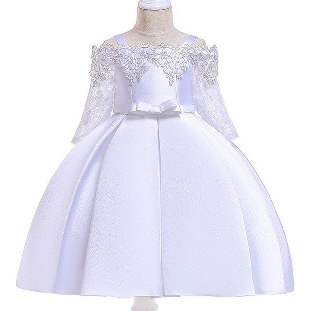 Kids Girls Dress Toddler Tops Skirts Kid Clothes Children White - D&A