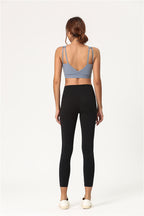 Shockproof gathered sports bra - D&A