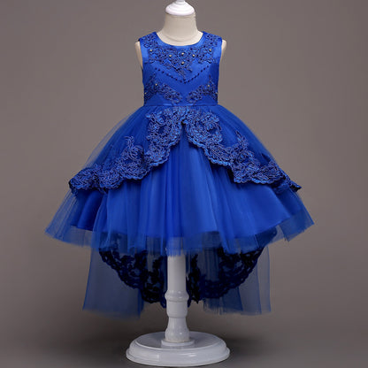 Children's dresses princess dresses Dark Blue - D&A