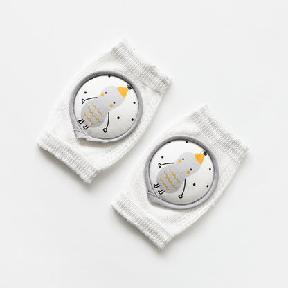 Baby Knee Pads Cartoon Accessories Doll Elbow Pads Baby Learning Set Grey One size - D&A