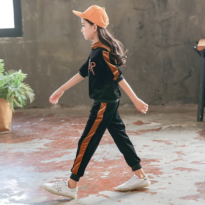 Jogging Fille Sport Orange - D&A