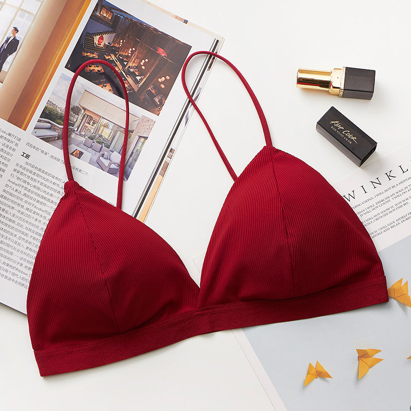 Strappy bra Red One size - D&A