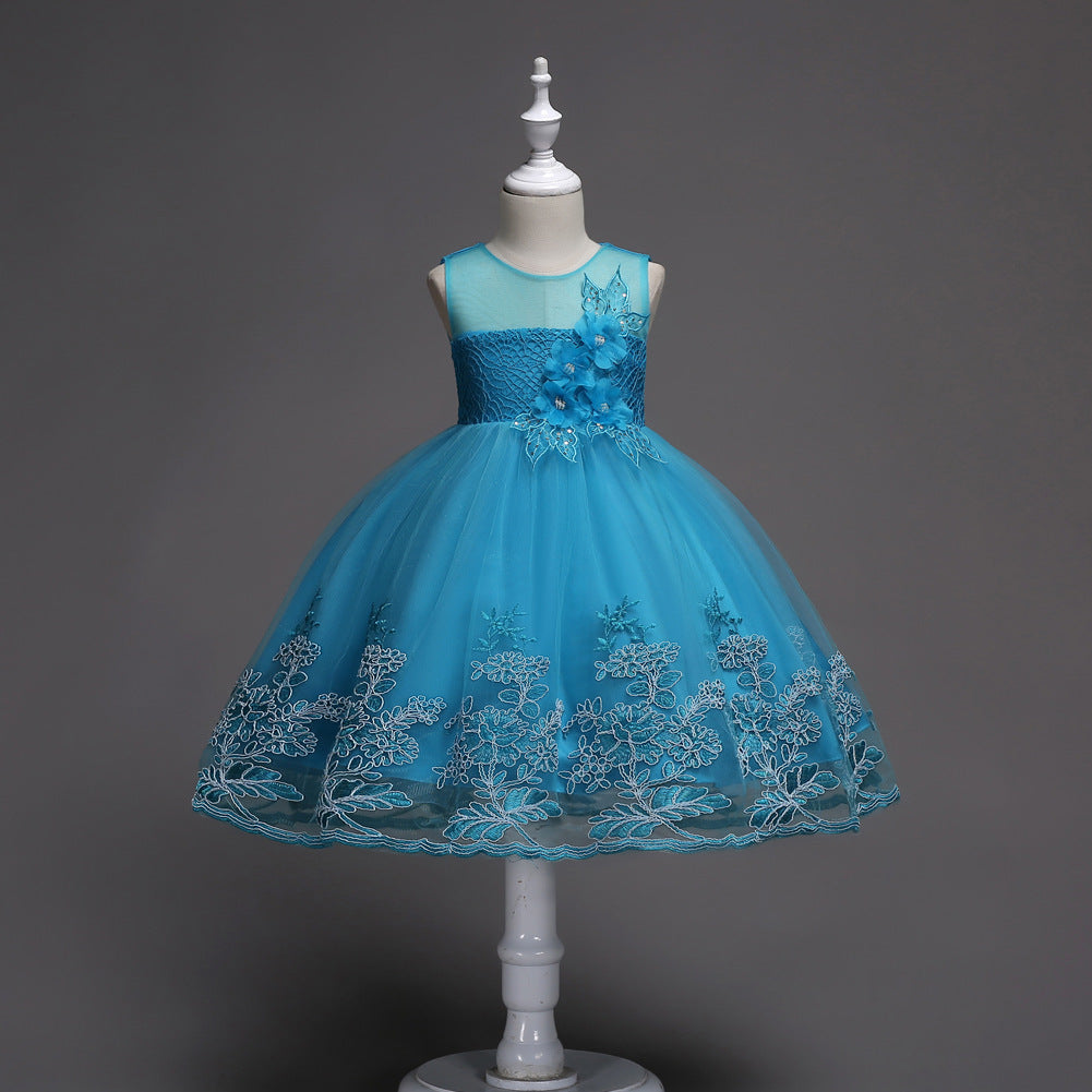 Girls' dresses Sky blue - D&A