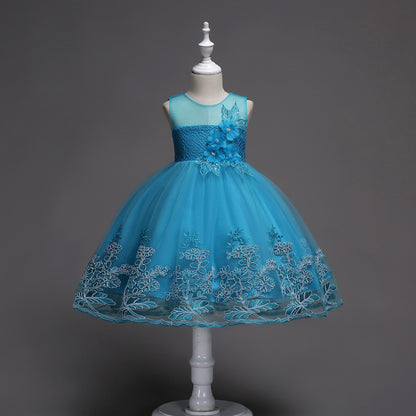 Girls' dresses Sky blue - D&A
