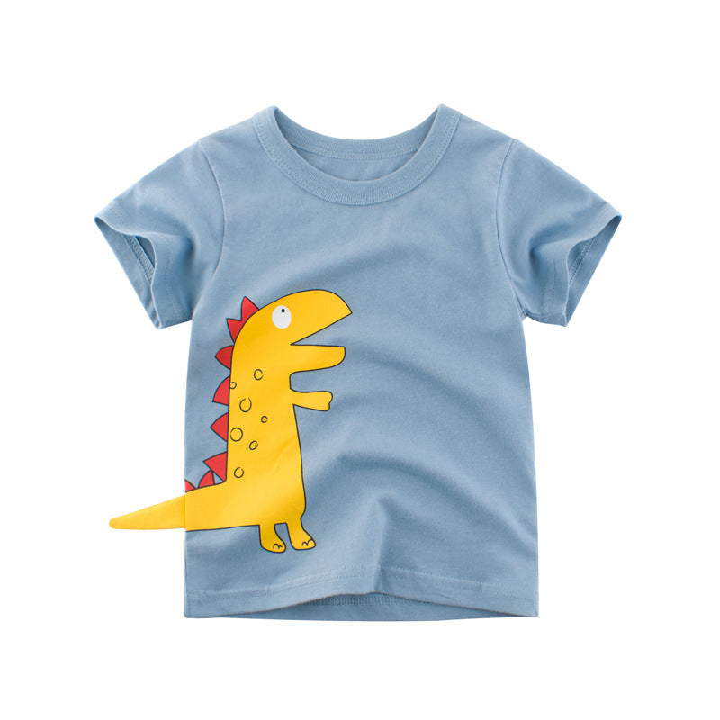 Dinosaur Kids T-shirt Blue - D&A