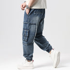 Hip Hop Men's Nostalgic Retro Multi-pocket Pants - D&A