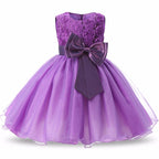 Princess Flower Girl Dress Summer Tutu Wedding Birthday Party Dresses - D&A