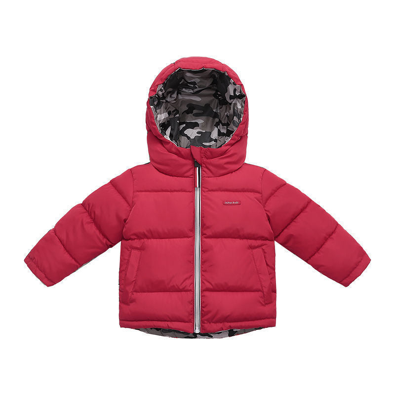 Middle And Small Children Wear Double-sided Padded Winter Jackets - D&A