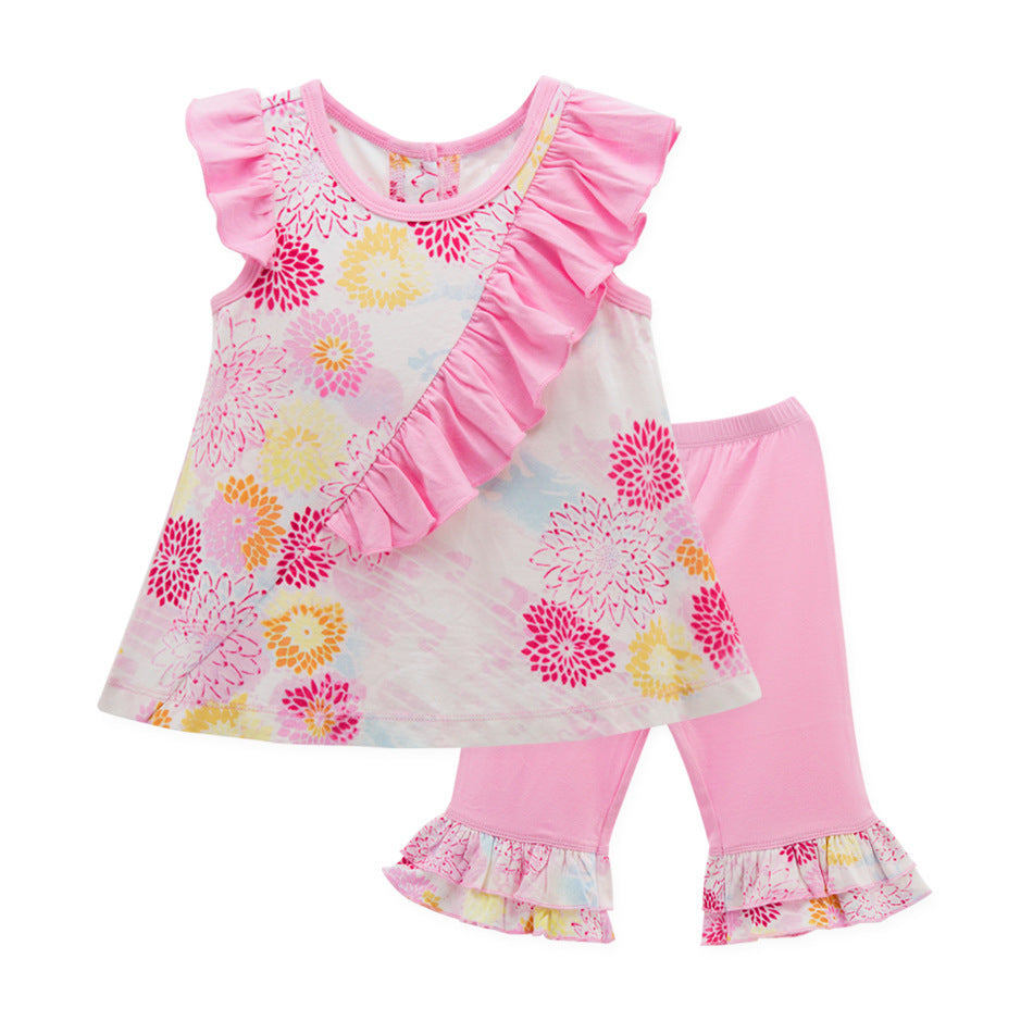 Summer Children's Clothing Bamboo Fiber Baby Clothing - D&A