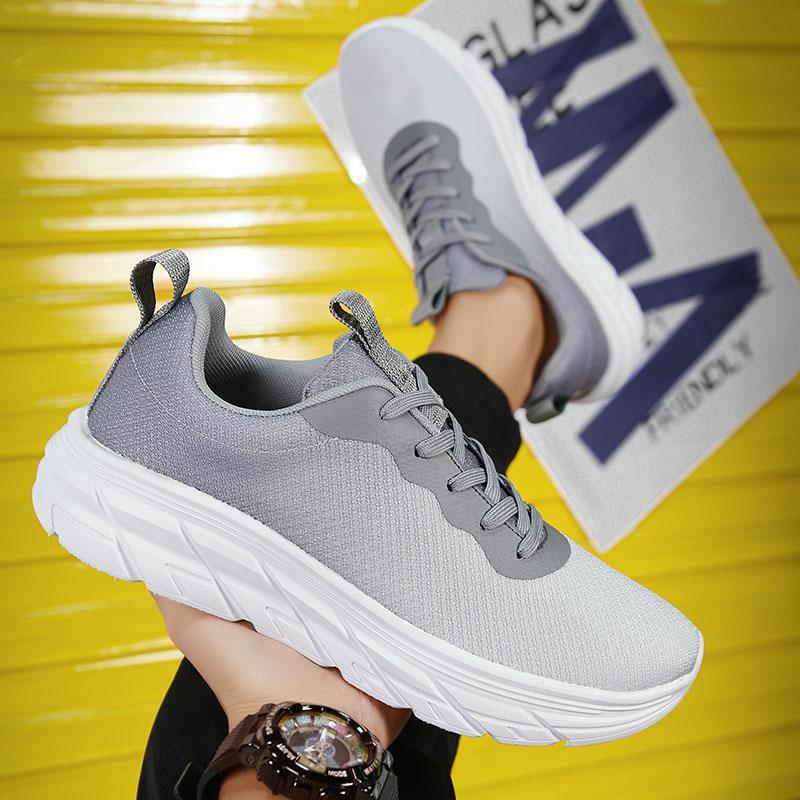 Men's Shoes Travel Mesh Breathable Comfortable Platform Sneaker - D&A