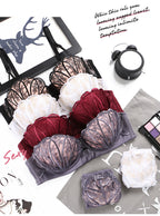 Embroidered shell bra - D&A