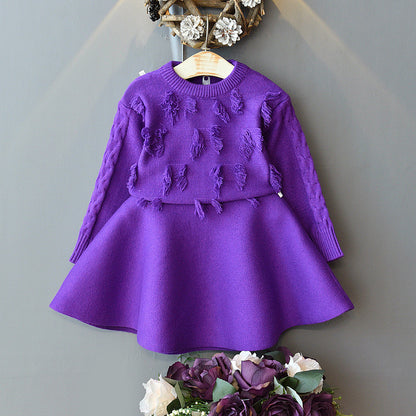 Children's clothing suits Deep purple - D&A