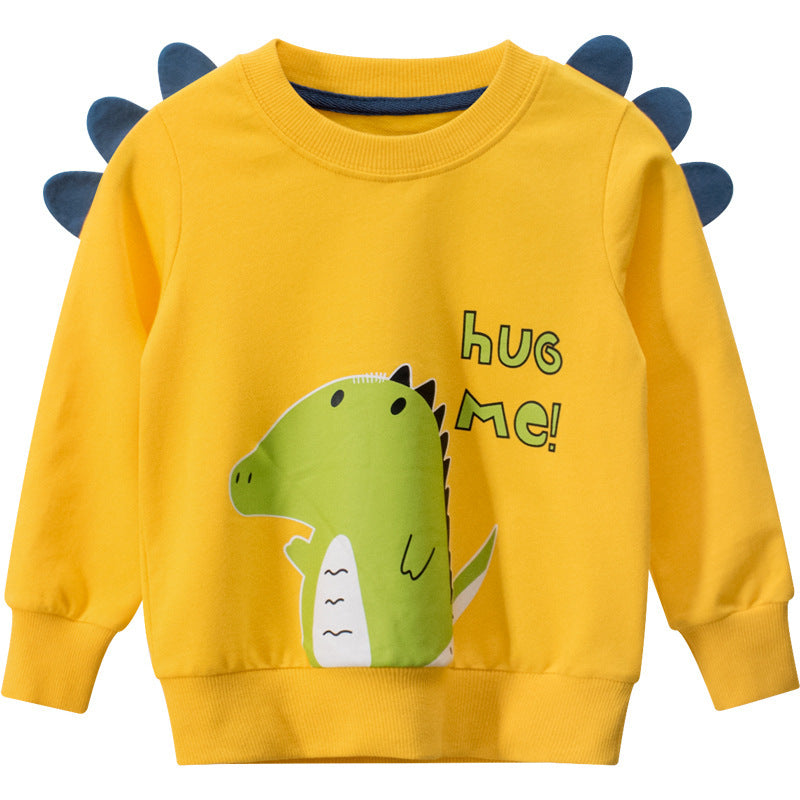 Korean style children's sweater baby clothes Yellow - D&A