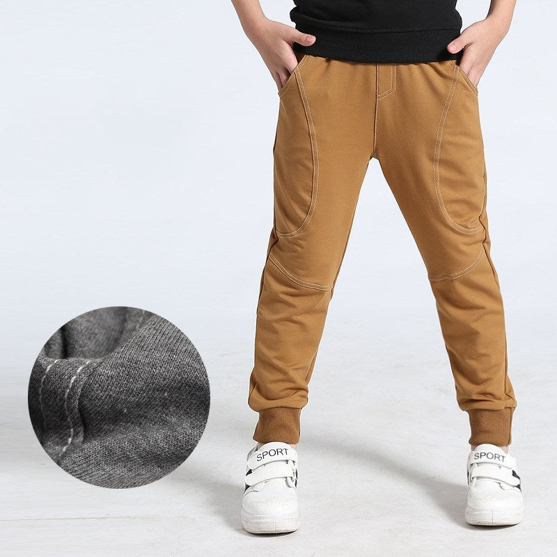 Boys' sports trousers Brown - D&A