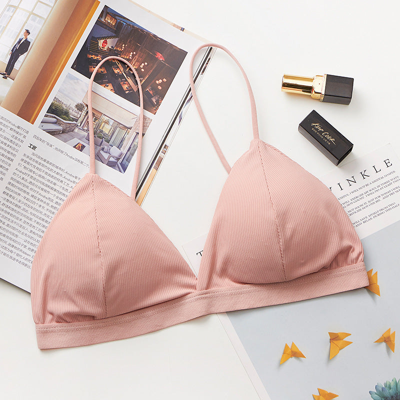 Strappy bra Cameo brown One size - D&A