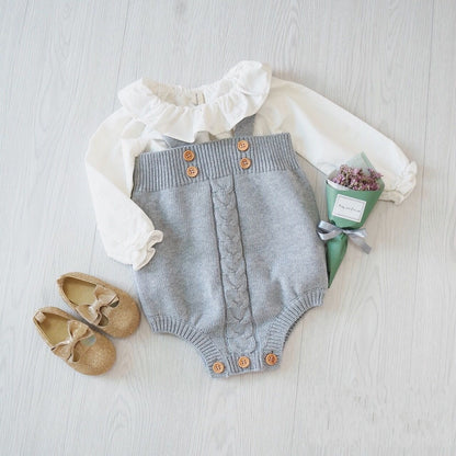 Knitted baby onesies - D&A