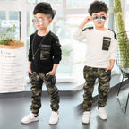 Camouflage long sleeve kids suit - D&A