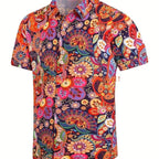 Men's Cardigan Plus Size Short Sleeve - D&A
