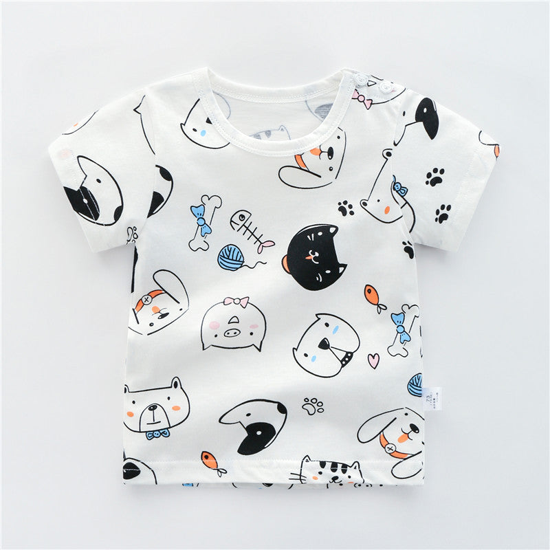 Children's cotton T-shirt 6 Style - D&A