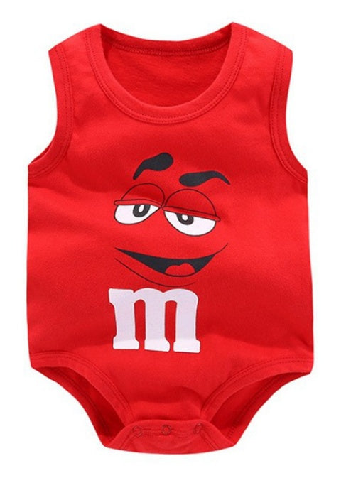 Sleeveless Baby rompers clothes newborn baby clothes - D&A
