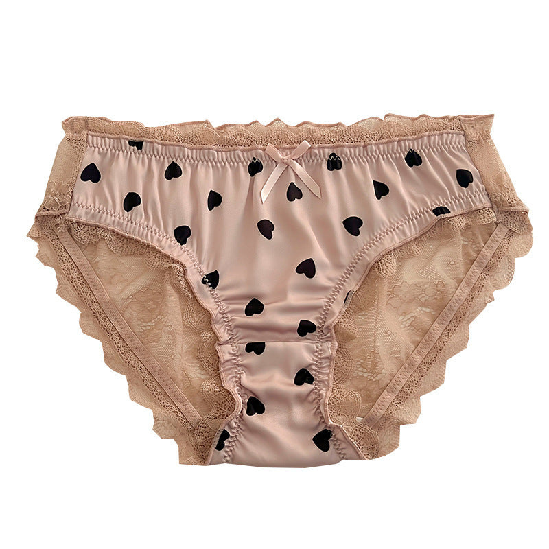Fashion Heart-shaped Lace Underwear For Women - D&A
