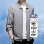 Summer Men's Light Gray Executive Jacket - D&A
