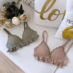 Ruffle Triangle Cup Bra - D&A