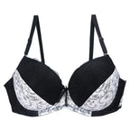 Women's Push Up Bras Bra Lace Plus Size Bra White - D&A