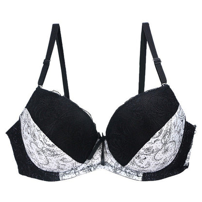 Women's Push Up Bras Bra Lace Plus Size Bra White - D&A