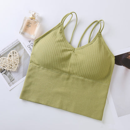 Fashion Base Camisole Underwear For Women Green Free Size - D&A