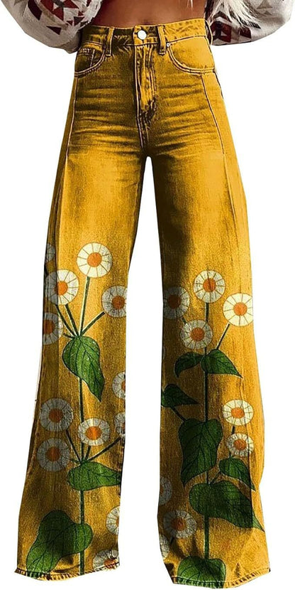 Hot Selling Plus Size Women's Casual Pants Thin Imitation Jeans - D&A