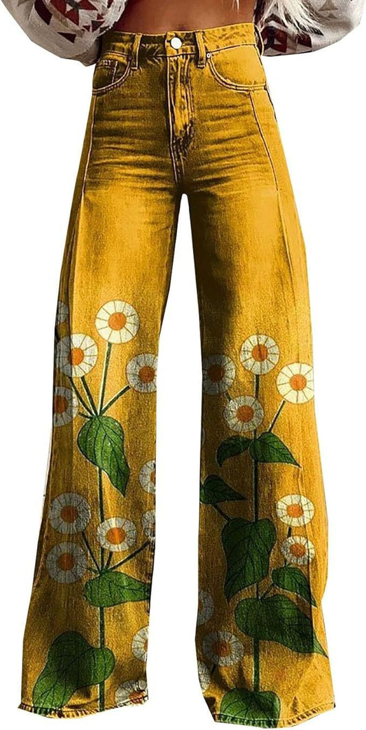 Hot Selling Plus Size Women's Casual Pants Thin Imitation Jeans - D&A