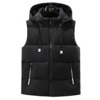 Warm Thickened Solid Color Vest For Men - D&A