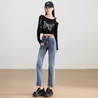 High Waist Slimming And Fashionable Design Popular Ankle-length Cigarette Pants - D&A