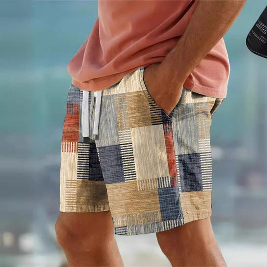 Trendy Digital Printing Youth Popularity Casual Men's Shorts - D&A