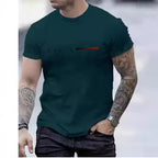 3d Printed Top Slim Fit Men - D&A