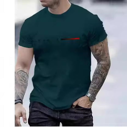3d Printed Top Slim Fit Men - D&A