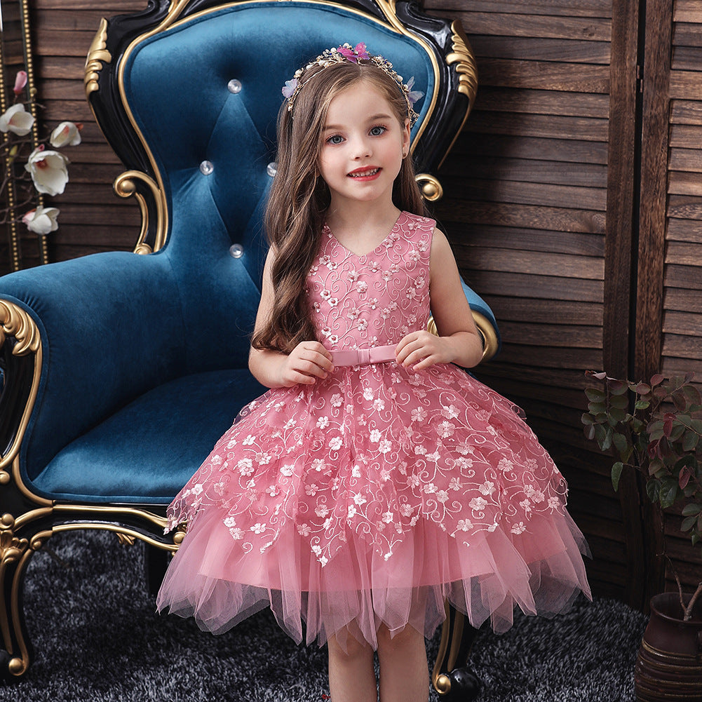 Clothing Baby Girls Middle And Small Children Kindergarten Dresses - D&A