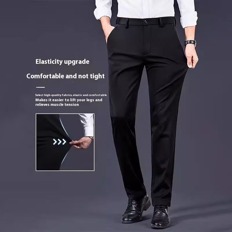 Men's Business Casual Trousers Spring And Summer Drape - D&A