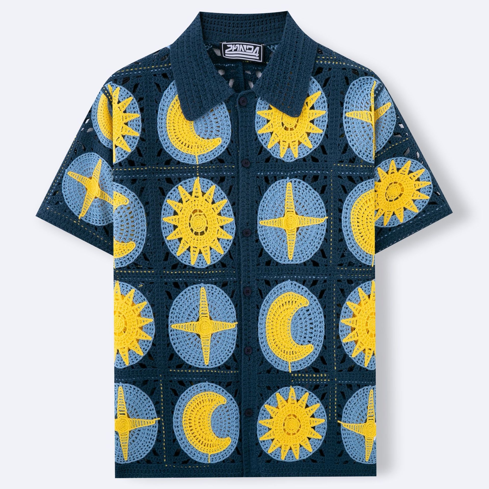 Men's Summer Short-sleeved Cardigan Sweater - D&A
