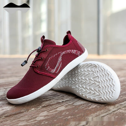 Men's Soft Bottom Plus Size Wide Toe Shoes - D&A
