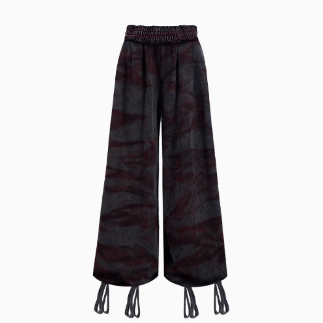 Retro Vintage Tie Dye Short Fit Hooded Sweatshirt Jacket For Men Pants - D&A