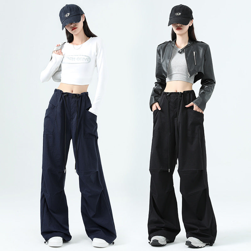 High Waist Women's Workwear Wide Leg Pants - D&A
