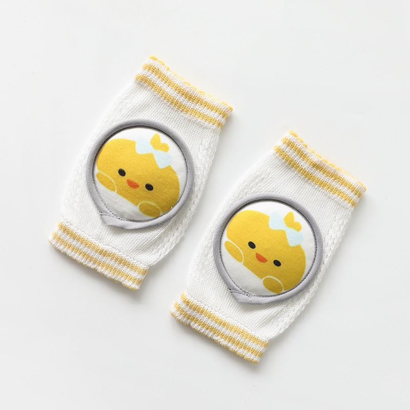 Baby Knee Pads Cartoon Accessories Doll Elbow Pads Baby Learning Set Yellow One size - D&A